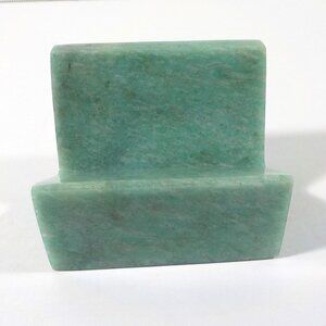 Mine Finds By Jay King Solid Amazonite Business Card Holder Good Luck & Fortune
